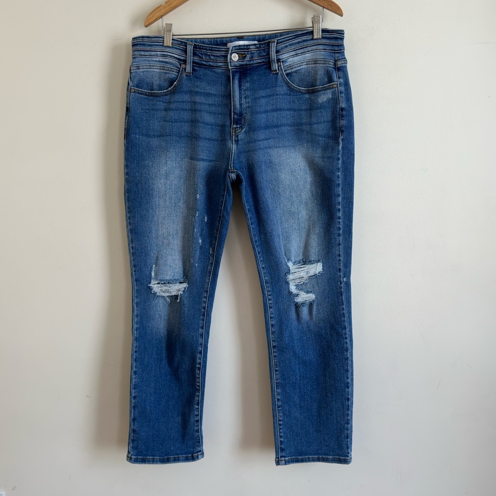 KanCan Distressed Skinny Jeans Women’s Size 15 High Rise Stretch Denim